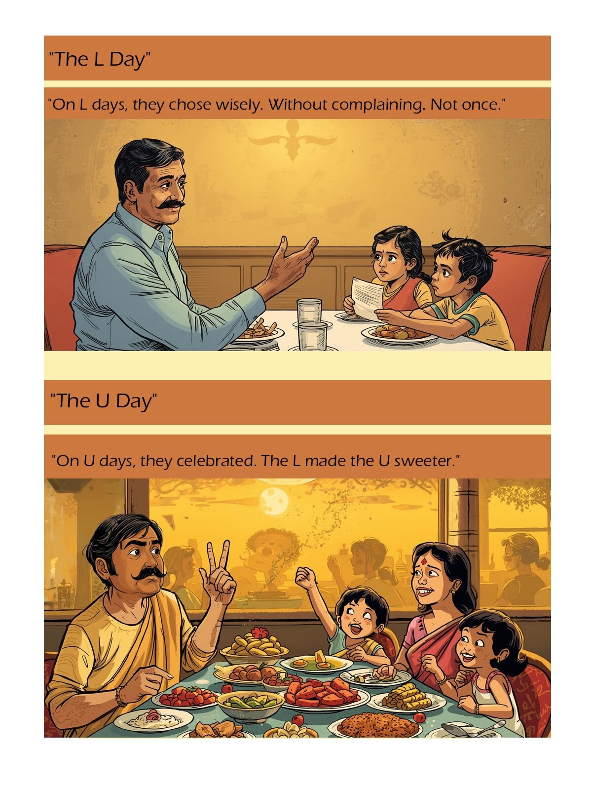 The L and the U — Panel 4: The L Day and The U Day